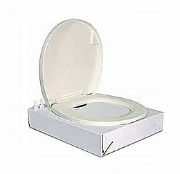 SEAT & COVER ASSY, WHITE