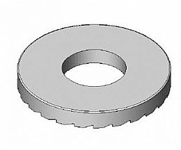 Washer, Foot Pad 5/8 Gold Zinc